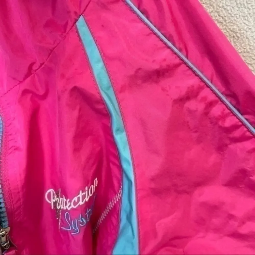 Hot Pink Windbreaker Jacket Girl’s Size 10-12